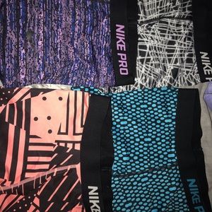 Nike Pro Dri-Fit Compression Shorts Small LOT x4